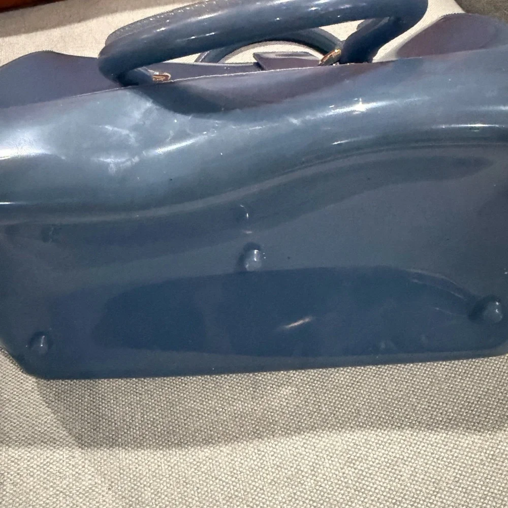 Furla Blue Jelly Handbag - Picture 5 of 5